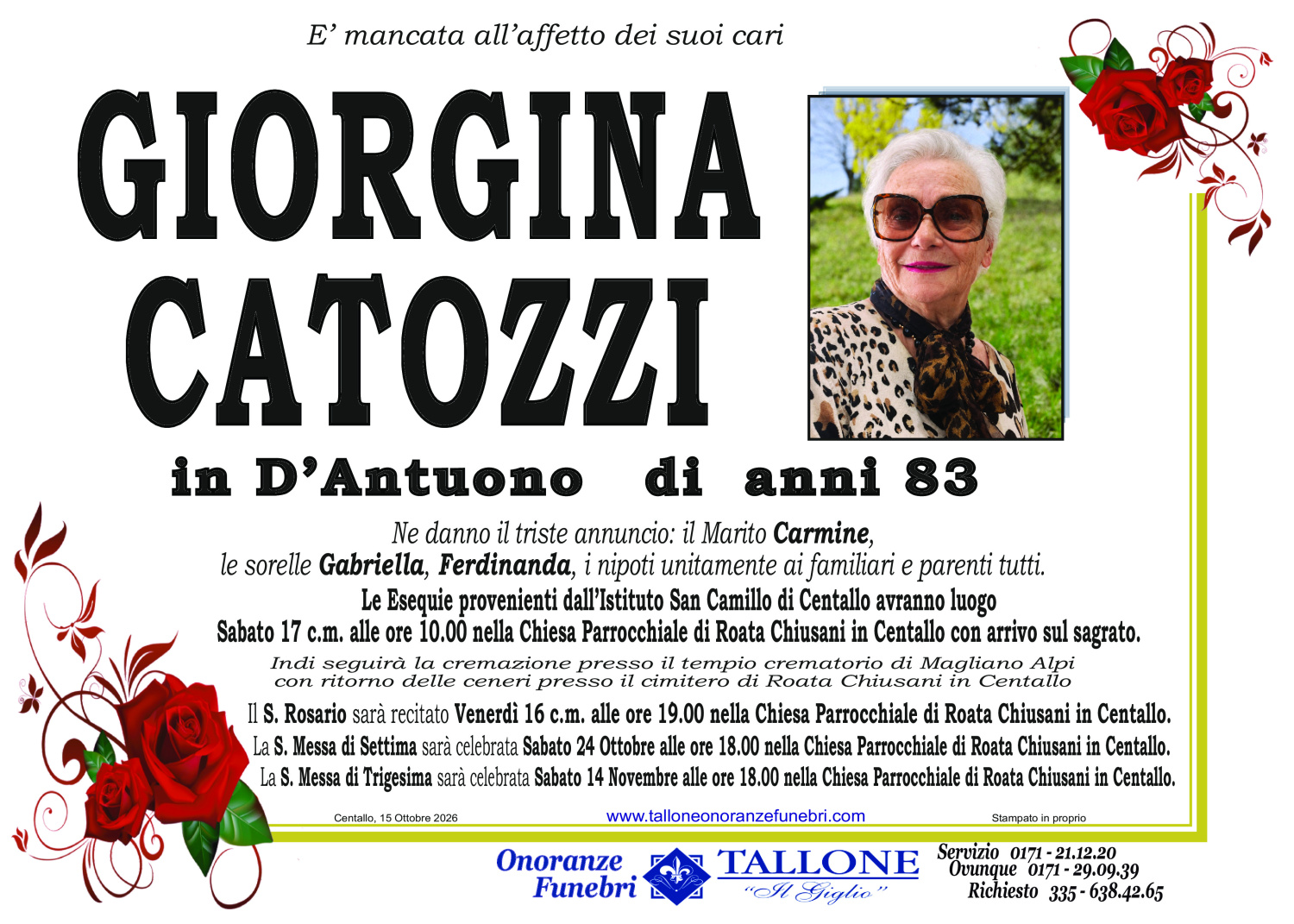 Giorgina Catozzi<small class='fs-20'><br/>In D'Antuono</small>